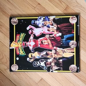 Vintage 1994 Mighty Morphin Power Rangers Plaque